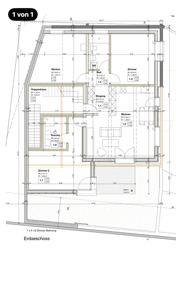 Charmante 4.5-Zimmer-Wohnung in Flerden – Ruhige Lage mit Balkon und schöner Aussicht