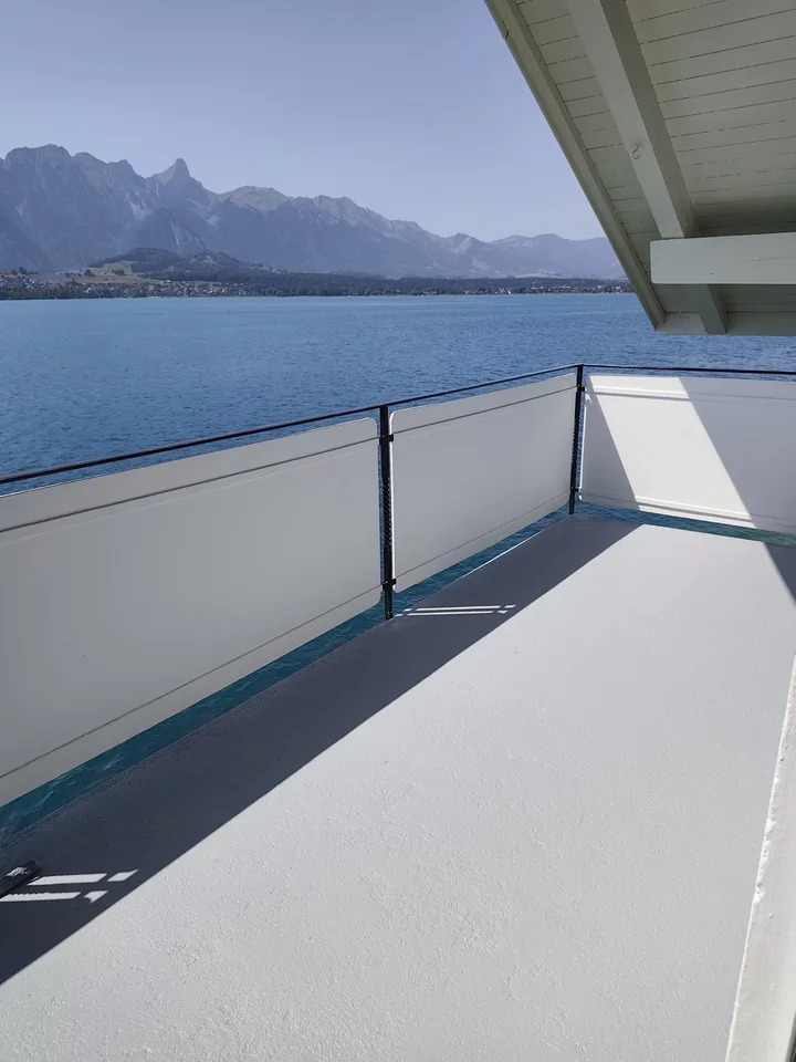 Charmante 3-Zimmer-Wohnung mit Seeblick in Oberhofen am Thunersee