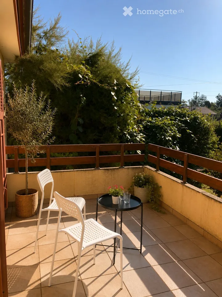 Chambre meublée avec balcon privatif