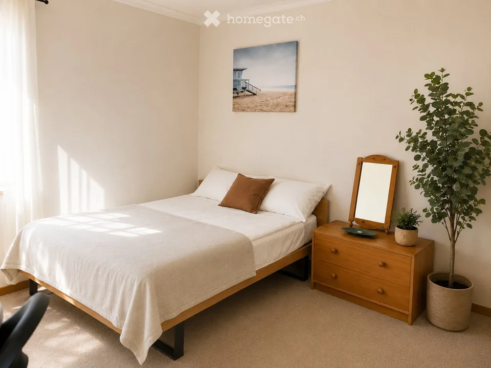 Chambre meublée avec balcon privatif