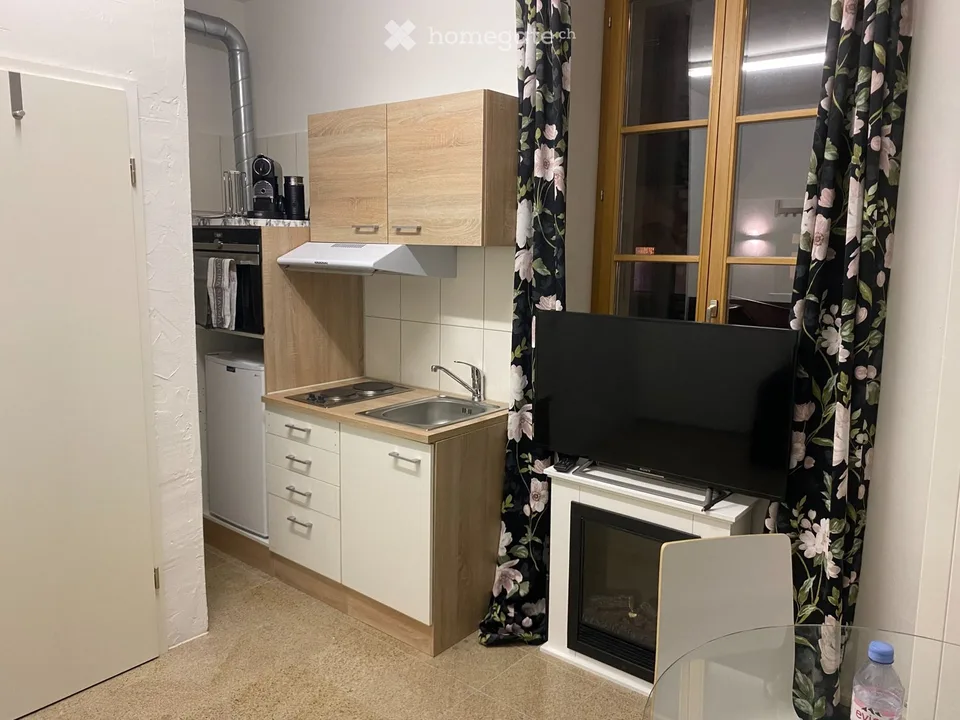1 appartement de chambre (studio au rez-de-chaussée) situé au calme
