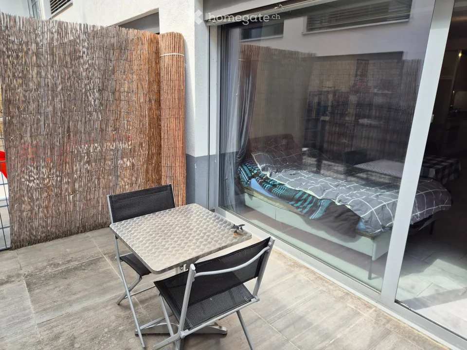 Appartement im Zentrum 42 m² Terrasse, Parkplatz möglich, möbliert
