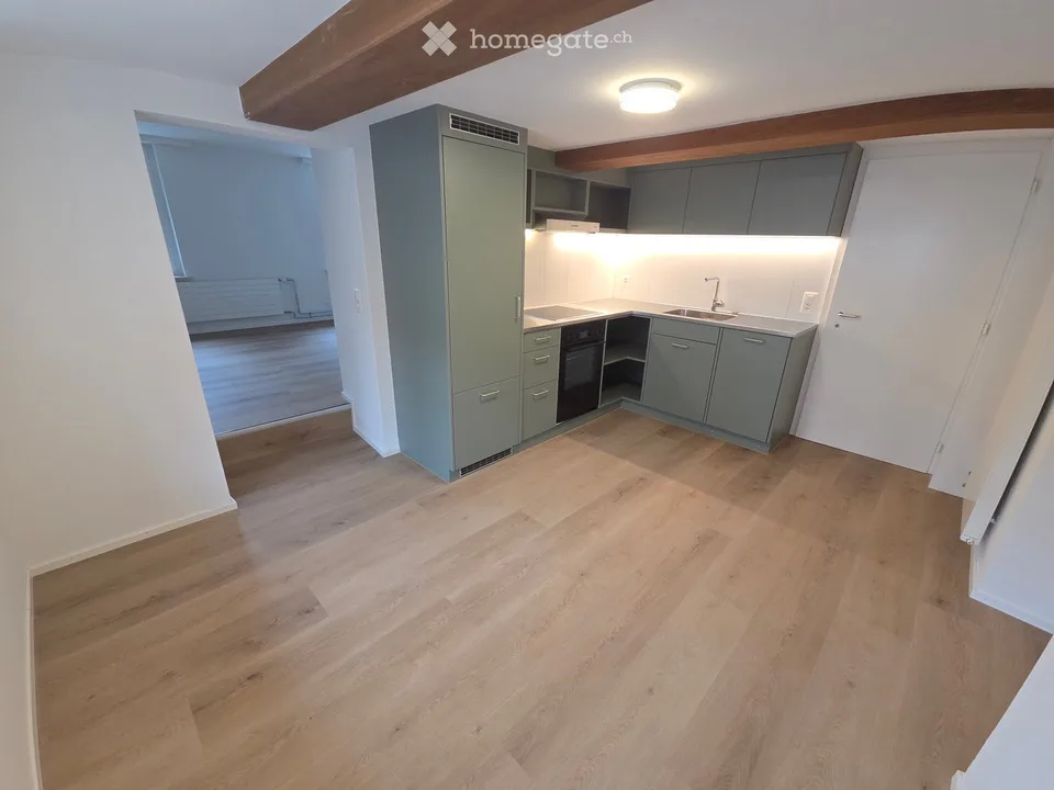 Neue 2-Zimmer-Wohnung (Parterre) in bestehendem Haus – zentrale Lage Oberurnen