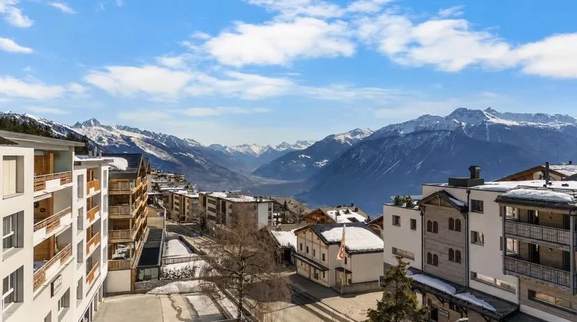 Crans-Montana * außergewöhnliches Appartement * Zweitwohnsitz erlaubt * Innener Parkplatz im Preis inbegriffen