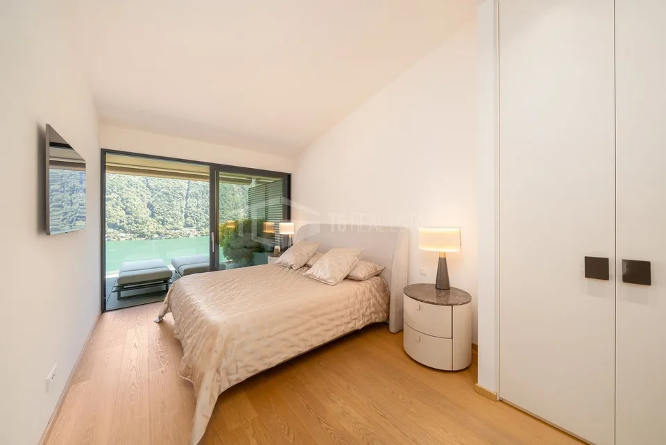 Appartement élégant de 4 pièces avec jardin et vue sur le lac