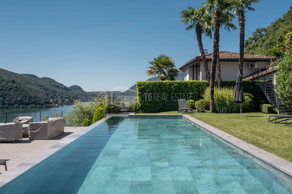 Appartement élégant de 4 pièces avec jardin et vue sur le lac