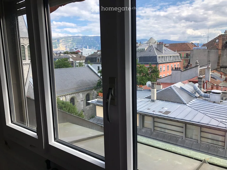 1 chambre meublé, 50 m², dans un coin calme des Pâquis