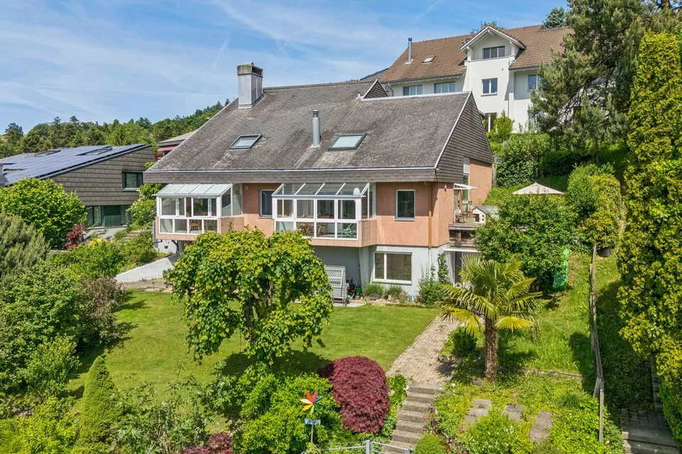 Maisonette mit Garten und Panoramablick