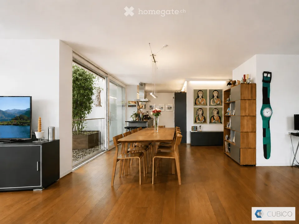 Architektur trifft Wohnqualität in Thalwil | 5.5 Zimmer mit Lichthof, Terrasse & Garten