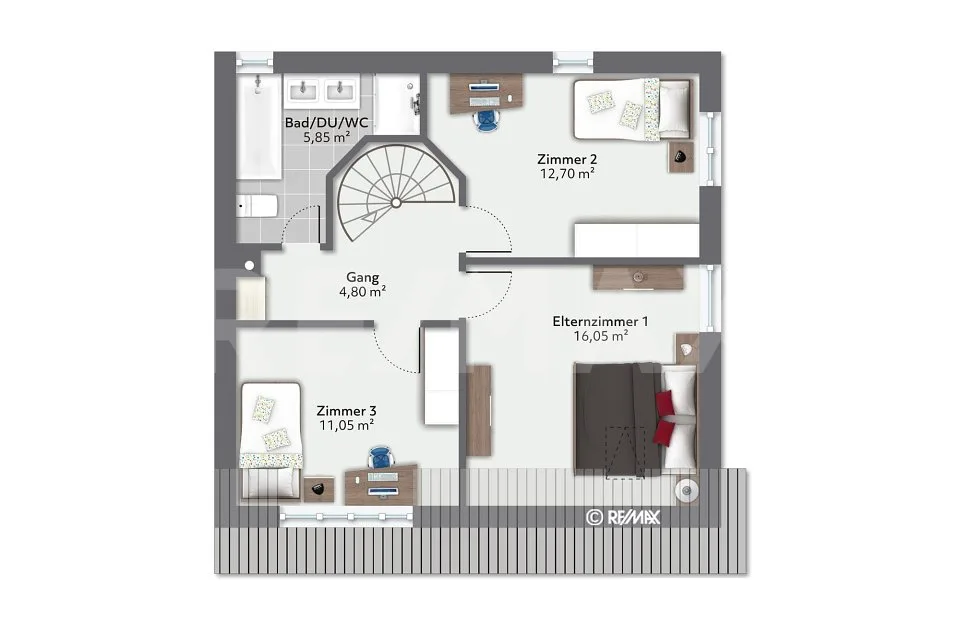 Sunny 5-room corner house in central location