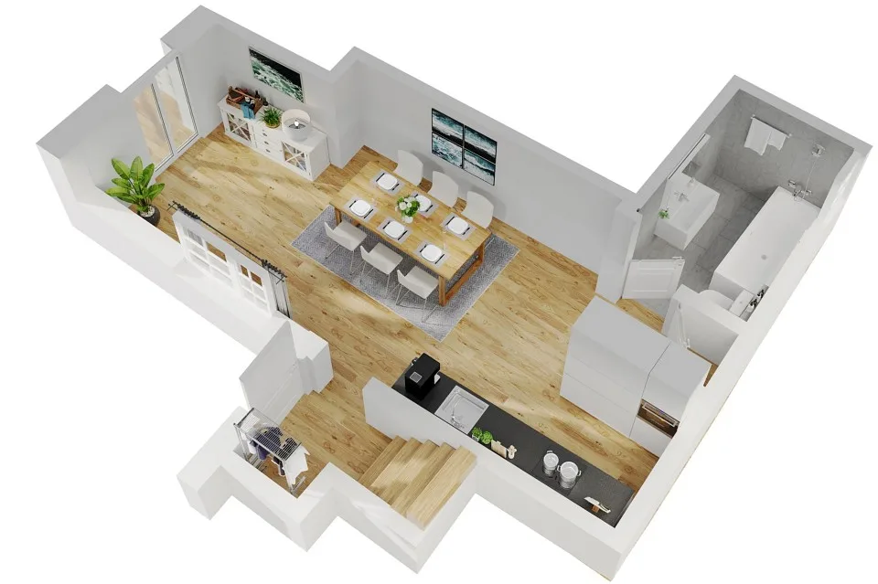 Grosse 4½-Zimmer Dachmaisonette
