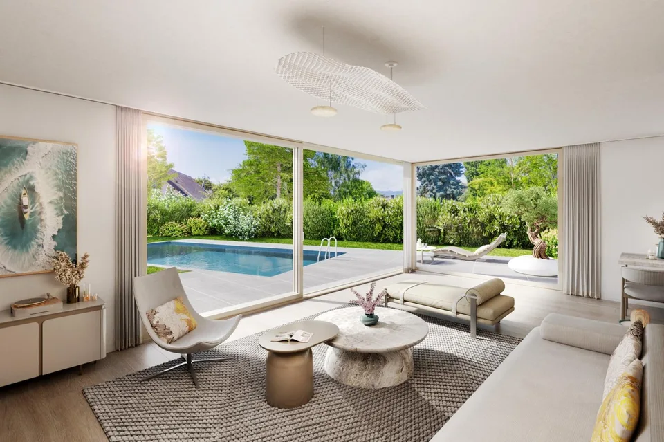 Promotion of five individual villas in Chavannes-de-Bogis