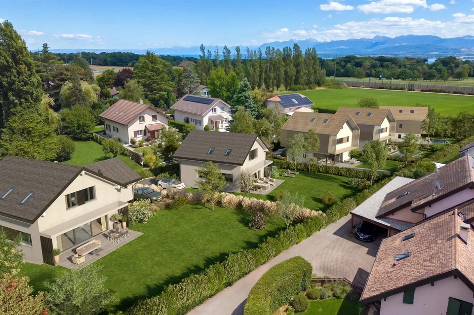 Promotion de cinq villas individuelles à Chavannes-de-Bogis