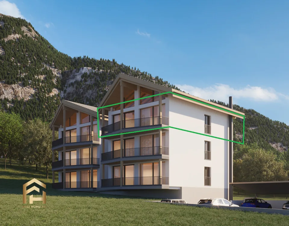 Neubau-Dachwohnung: 4.5Zimmer mit Traumblick, Lift & Balkon