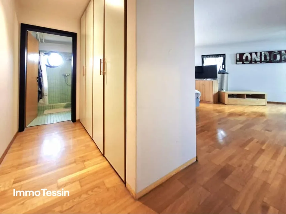 Fantastic Mario Botta house in the Blenio Valley with 2 apartments in a top location with a free view of the Ticino mountains