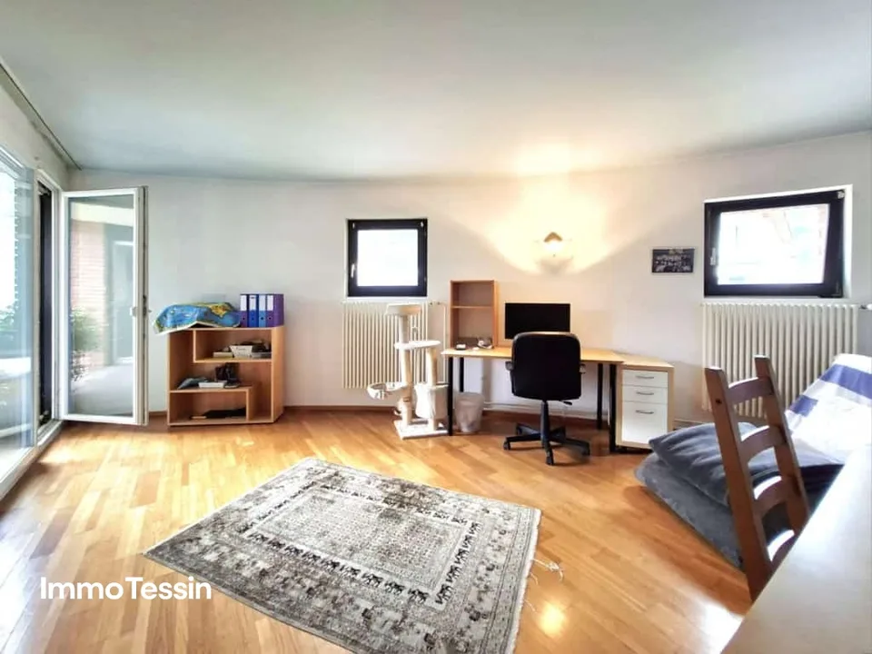 Fantastic Mario Botta house in the Blenio Valley with 2 apartments in a top location with a free view of the Ticino mountains