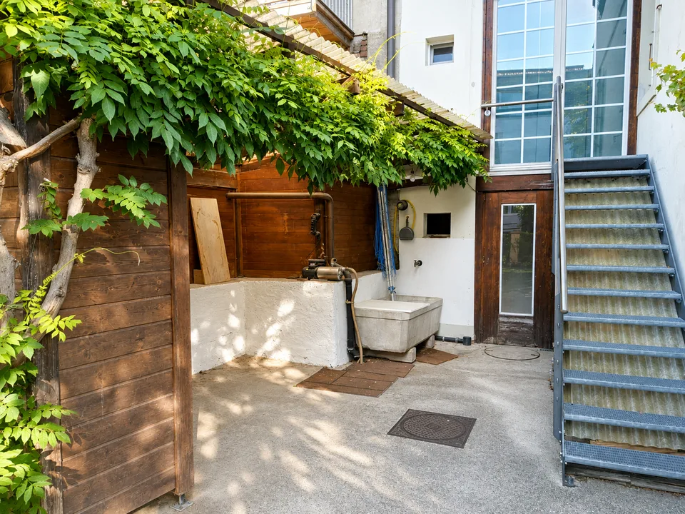 Charming 6.5-room apartment with garden in the old town of Erlach
