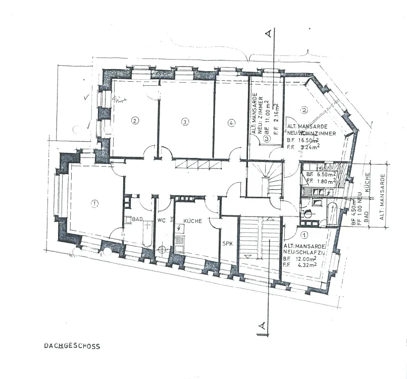 Unique 3-room apartment for rent in a central location