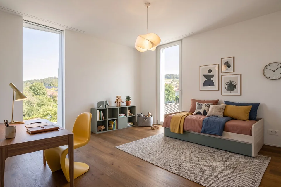 Attique élégant avec vue et design uniques