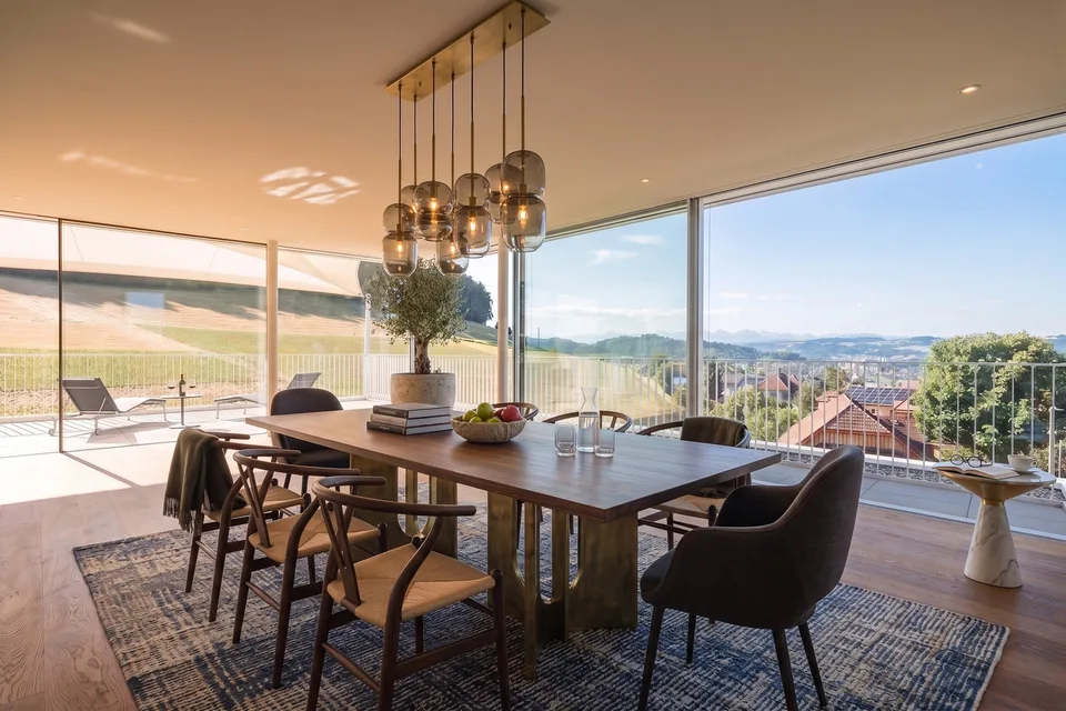 Attique élégant avec vue et design uniques