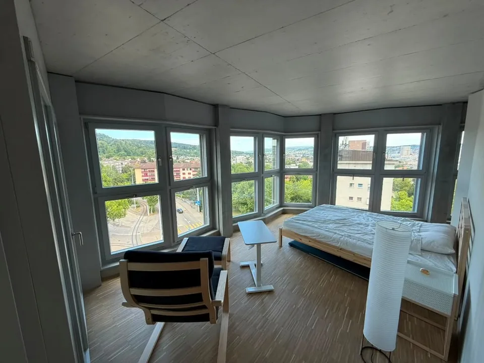 Stilvolles 2.5-Zimmer-Loft-Apartment auf der 9. Etage in Zürich-Triemli