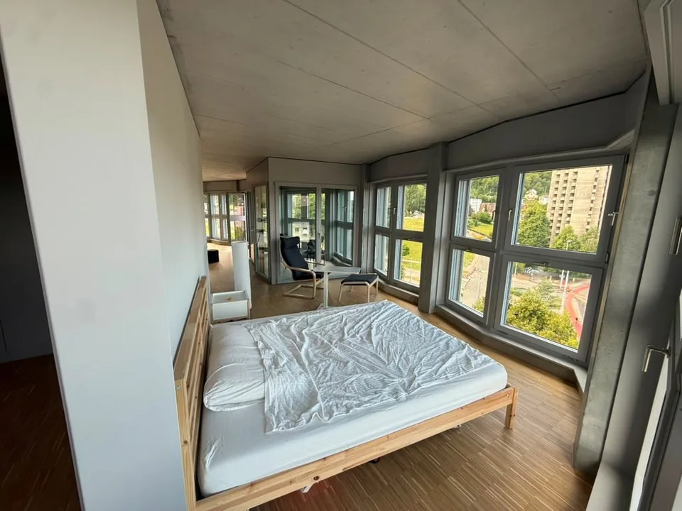 Stilvolles 2.5-Zimmer-Loft-Apartment auf der 9. Etage in Zürich-Triemli