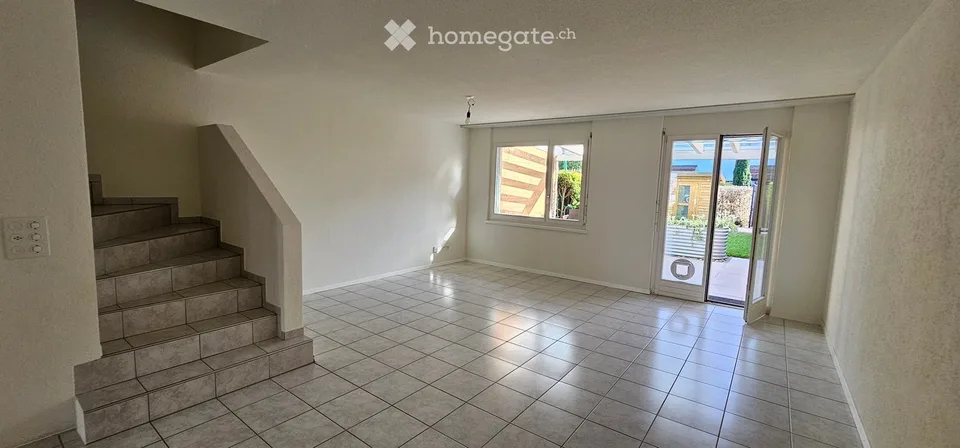 Family-friendly row house with garden, sauna, and hobby room