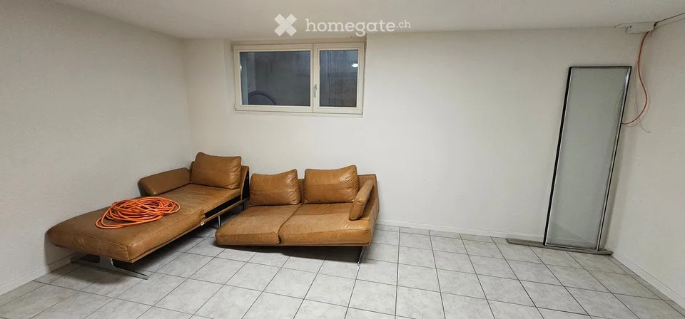 Family-friendly row house with garden, sauna, and hobby room