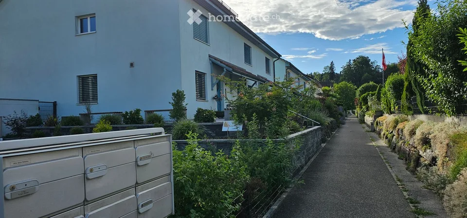 Family-friendly row house with garden, sauna, and hobby room