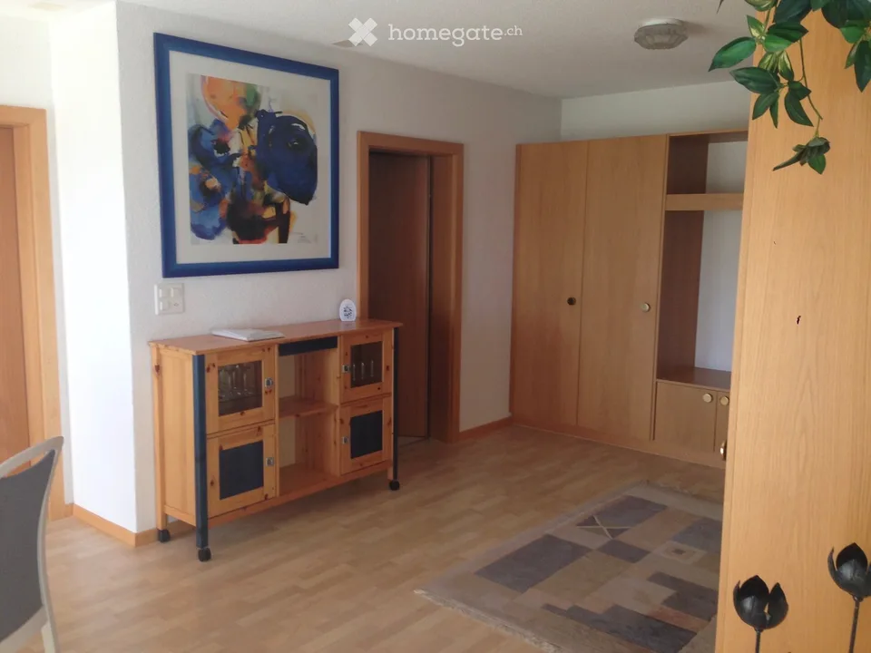 Charmante 2.5-Zimmer-Dachwohnung mit Bergpanorama in Tannenbodenalp