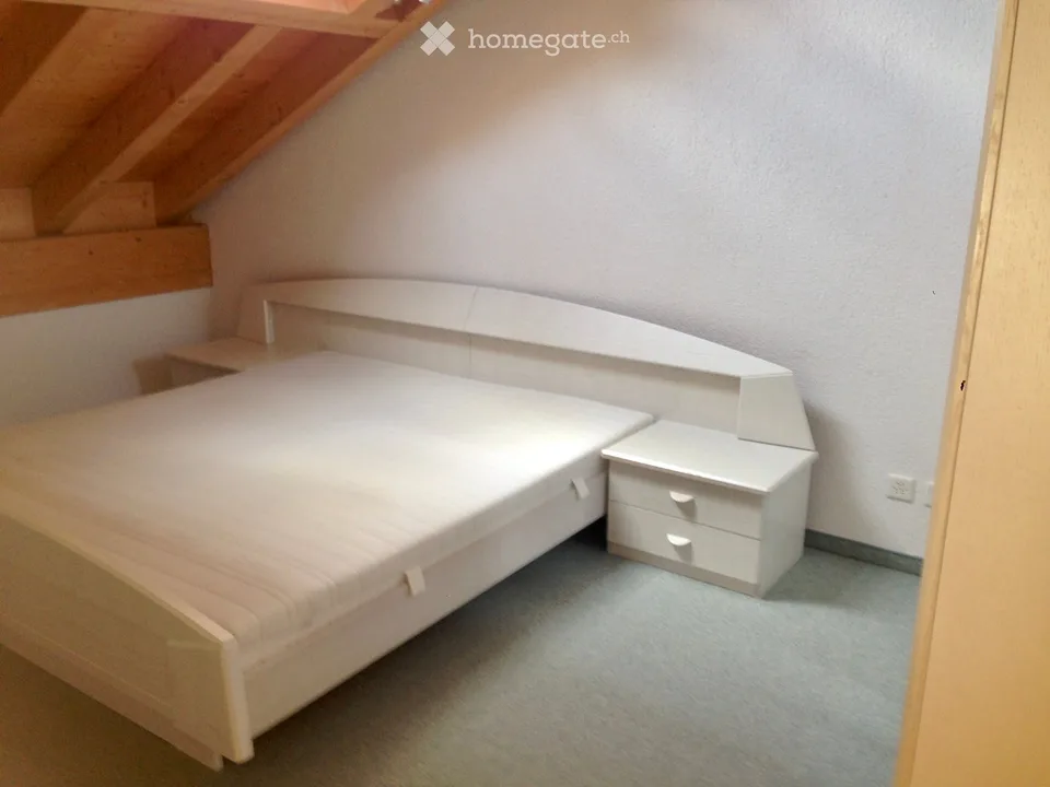 Charmante 2.5-Zimmer-Dachwohnung mit Bergpanorama in Tannenbodenalp