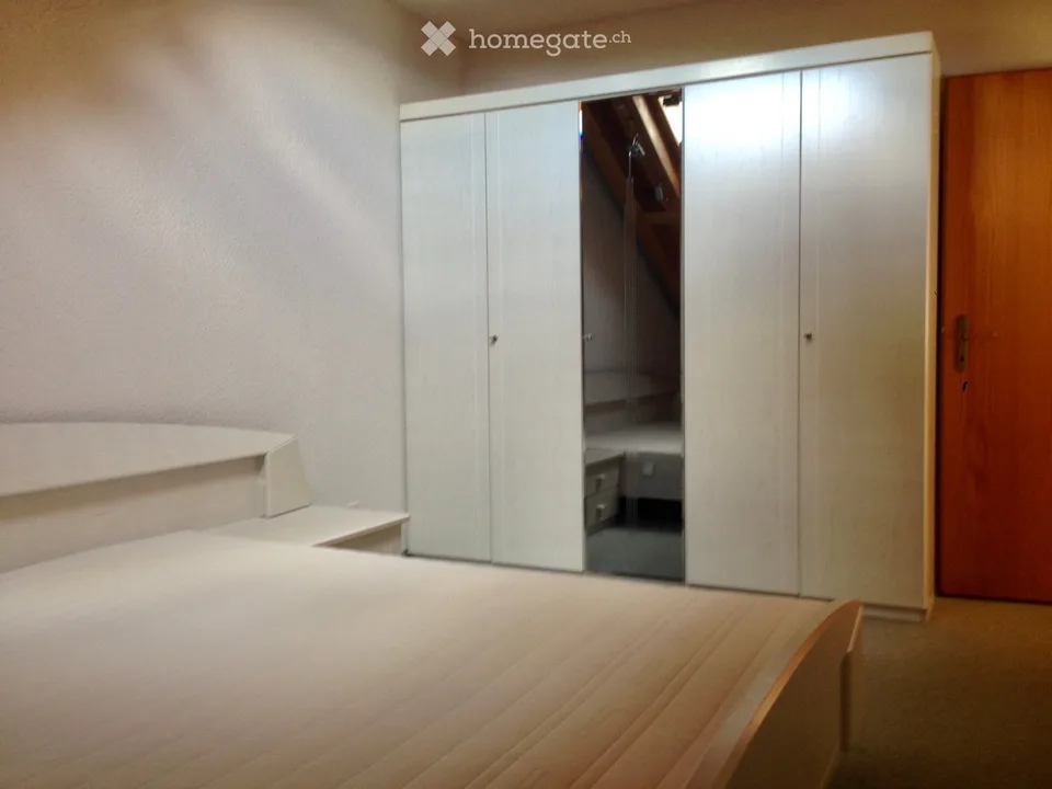 Charmante 2.5-Zimmer-Dachwohnung mit Bergpanorama in Tannenbodenalp