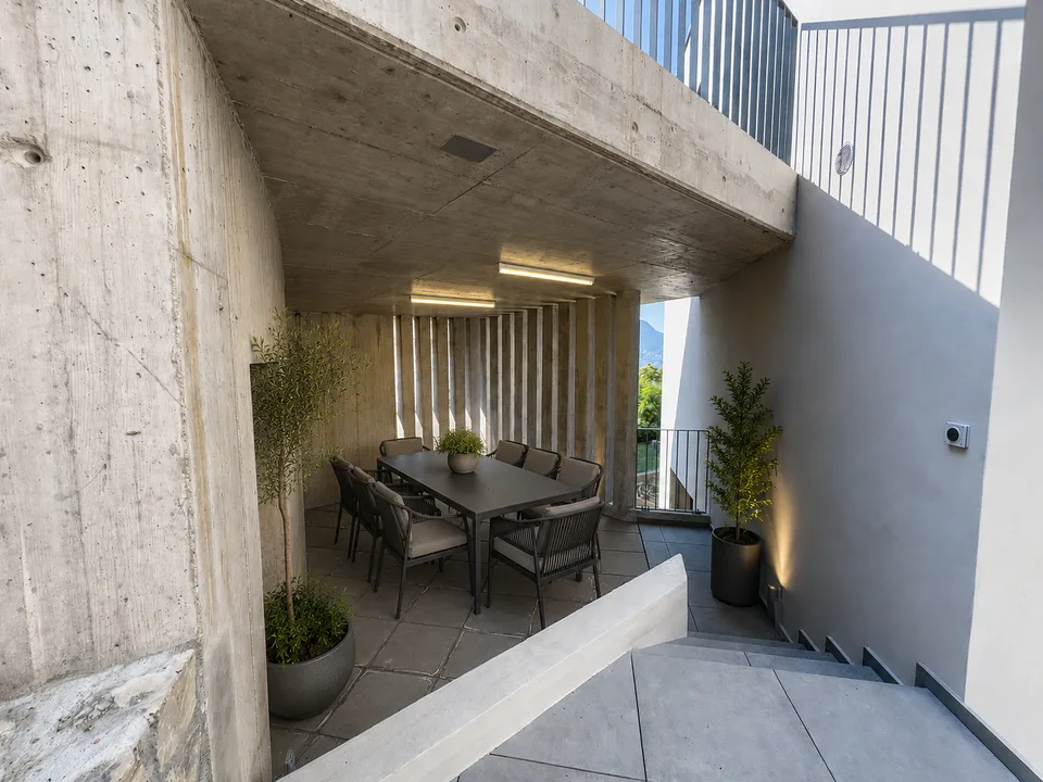 Appartement moderne de 3,5 pièces avec vue sur le lac, nouvellement construit à Massagno