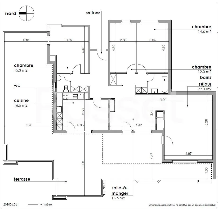 Magnifique appartement en attique d'env. 128 m² au 5ème étage