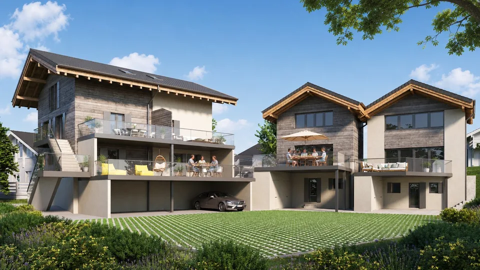 Magnifiques 3 1/2 en duplex de 114m2 chacun dans PPE à Baar/Nendaz
