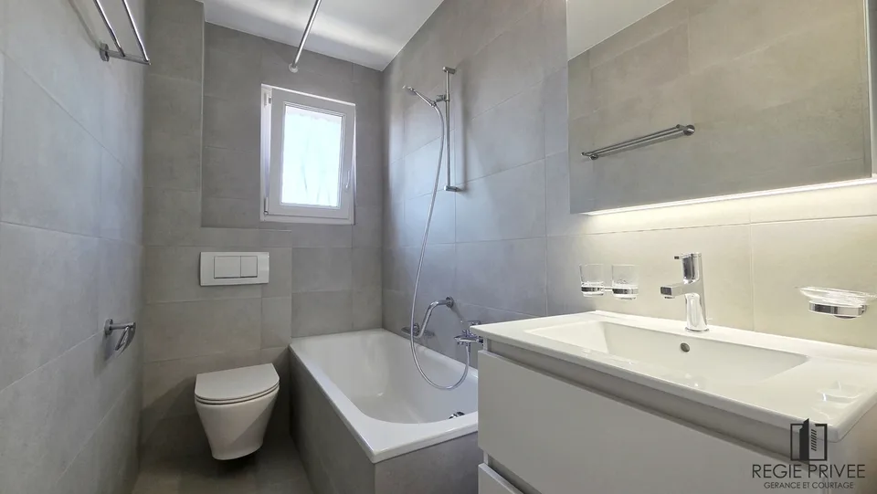 Appartement avec sous-sol privatif et immense jardin