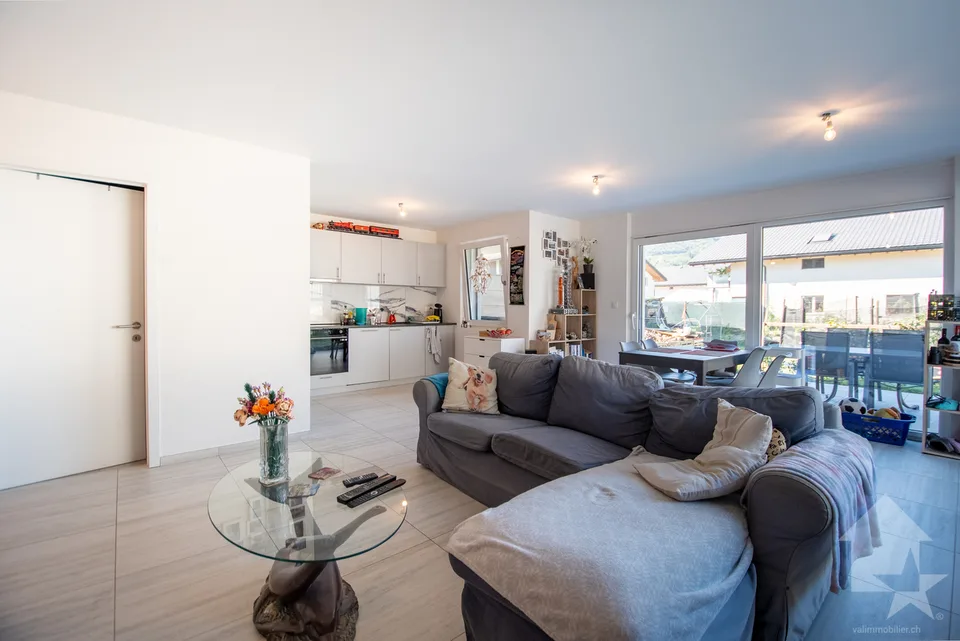 Appartement de 3,5 pièces avec terrasse et jardin