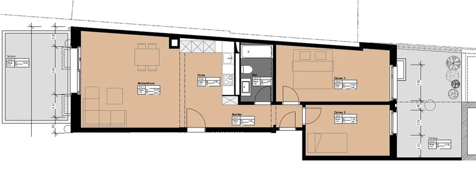Renovated 3.5-room apartment in the village center of Itingen for rent