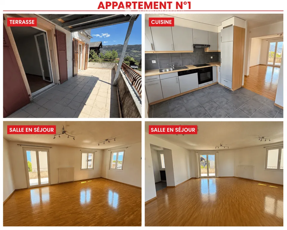 Immeuble de rendement – 325 m² – revenus locatifs CHF 92’500/an – Vent
