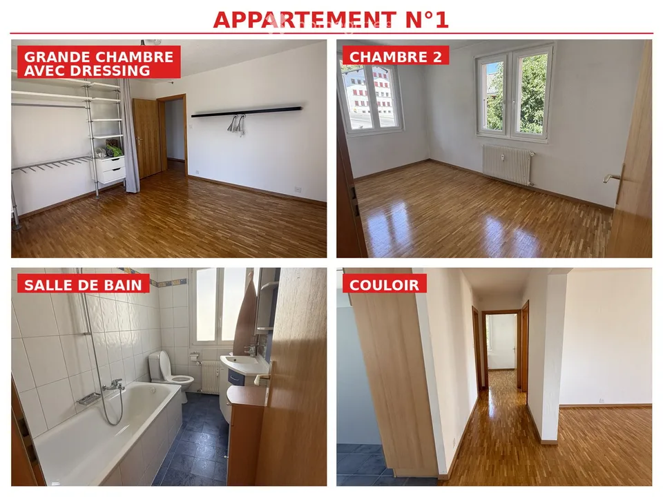 Immeuble de rendement – 325 m² – revenus locatifs CHF 92’500/an – Vent