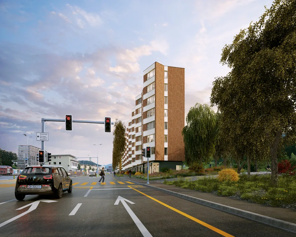 Family apartment in the lively "ZHIL Manegg" property