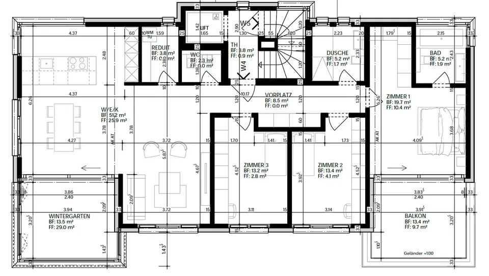 Neubauprojekt Cube: Exklusive Maisonette- und Etagenwohnungen