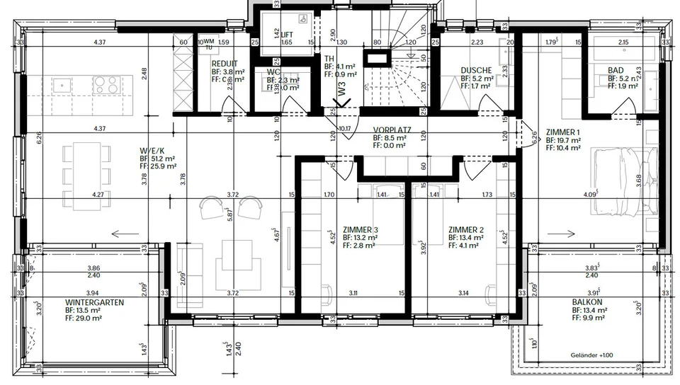 Neubauprojekt Cube: Exklusive Maisonette- und Etagenwohnungen
