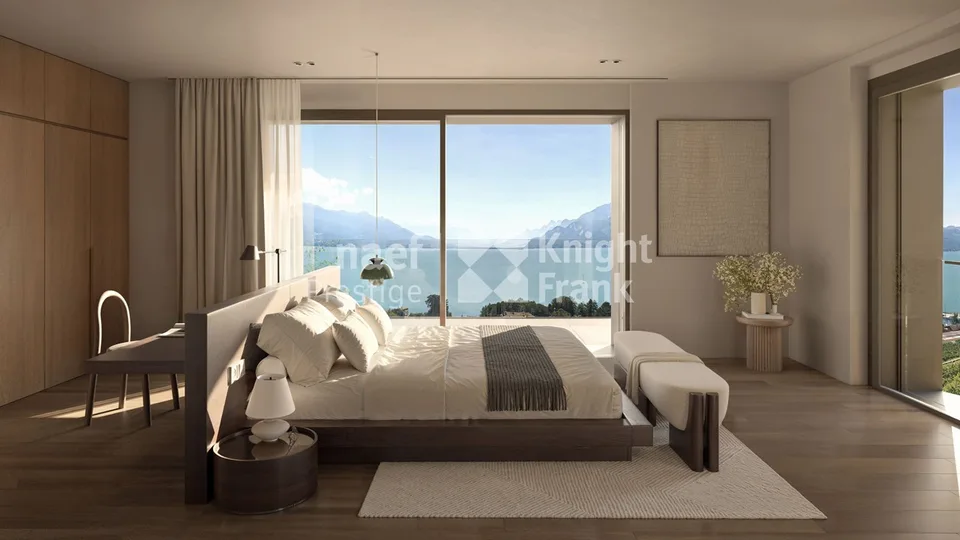 Neue Dachgeschoßwohnung mit 7,5 Zimmern und außergewöhnlichem Blick auf den See