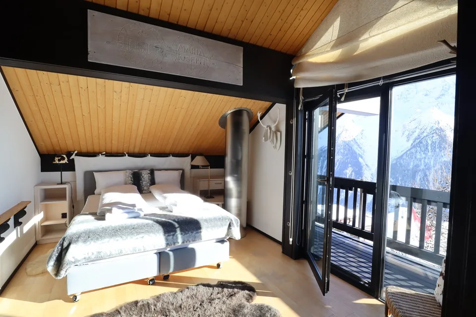 Charmanter Alpen-Chalet in Wiler (Lötschen) – Atemberaubende Bergausichten