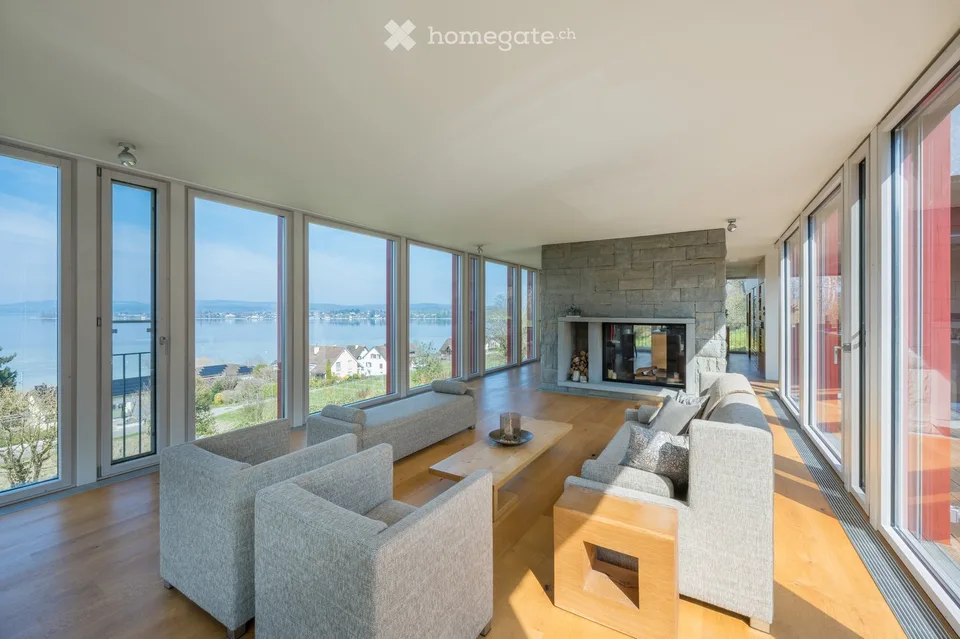 Einfamilienhaus mit grandioser Panoramasicht auf den Bodensee