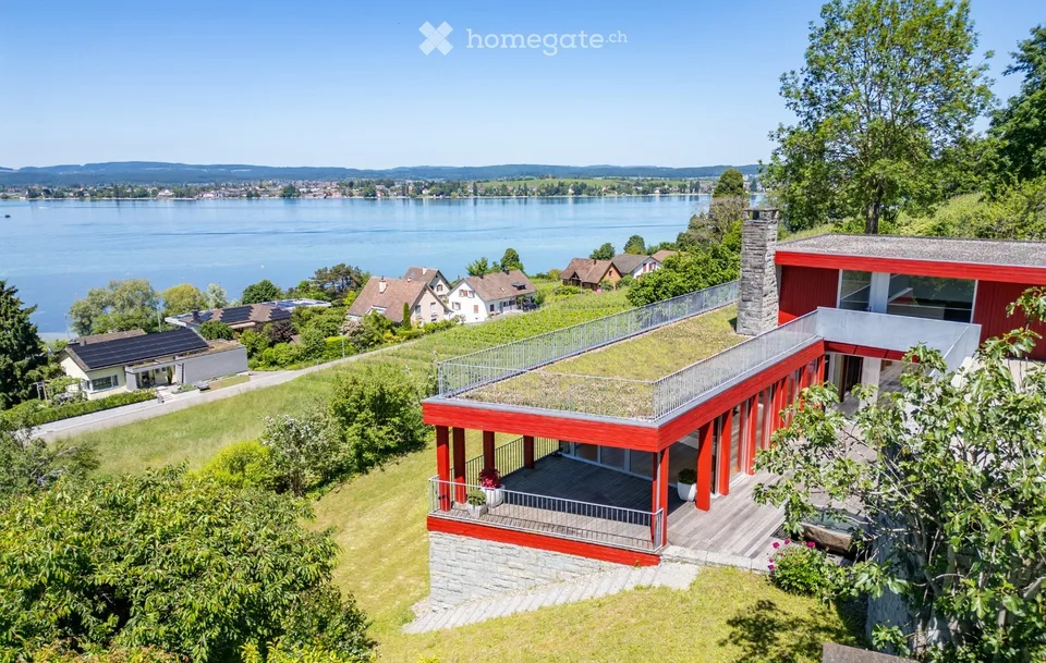 Einfamilienhaus mit grandioser Panoramasicht auf den Bodensee