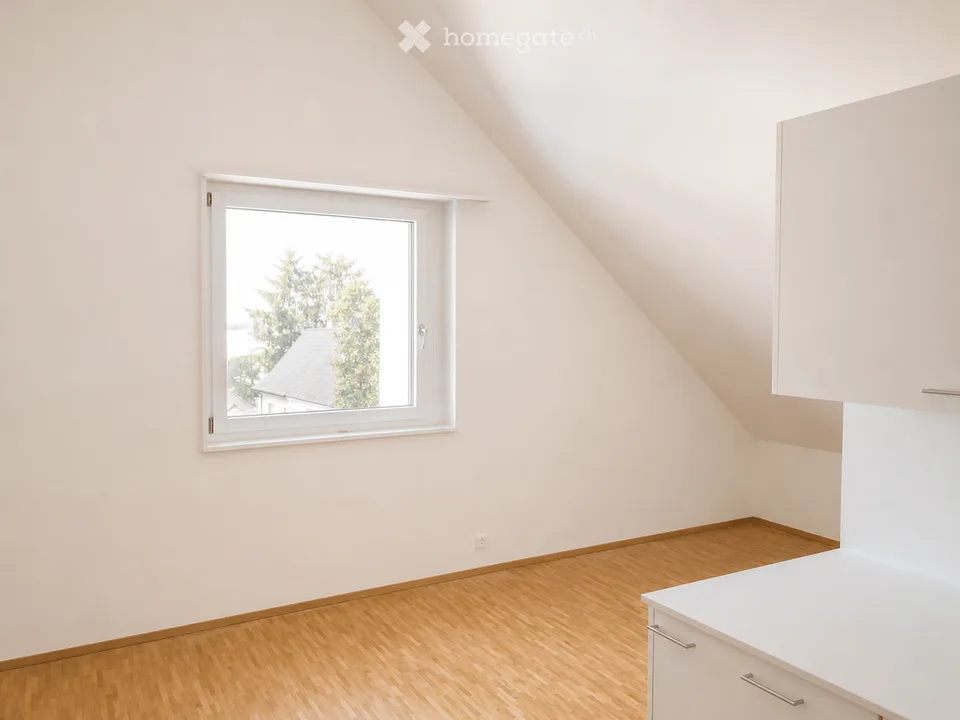 Appartement en mansarde ensoleillé d'une pièce à Fällanden