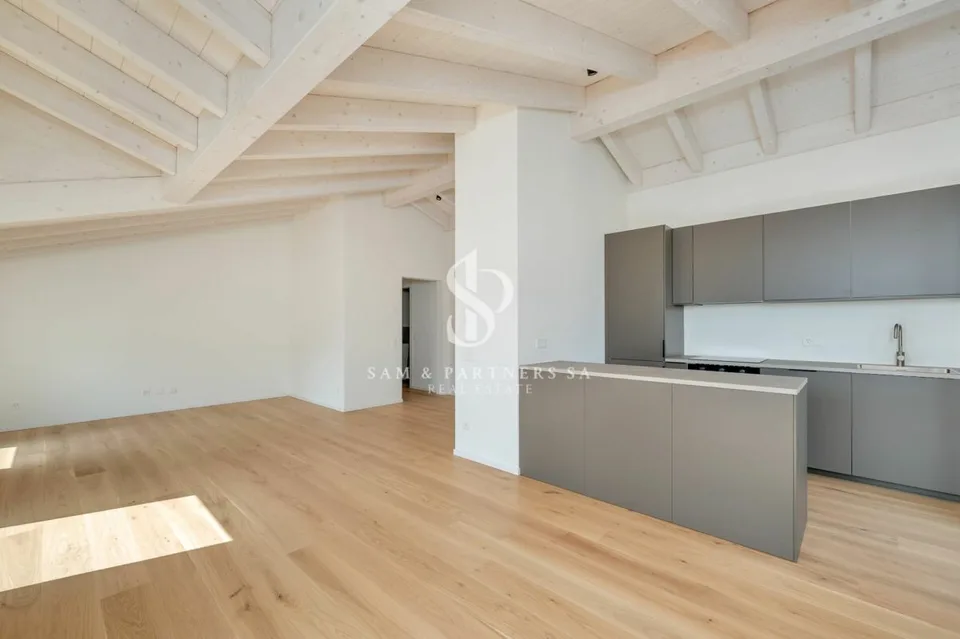 Moderno Attico 3.5 locali con vista lago copia