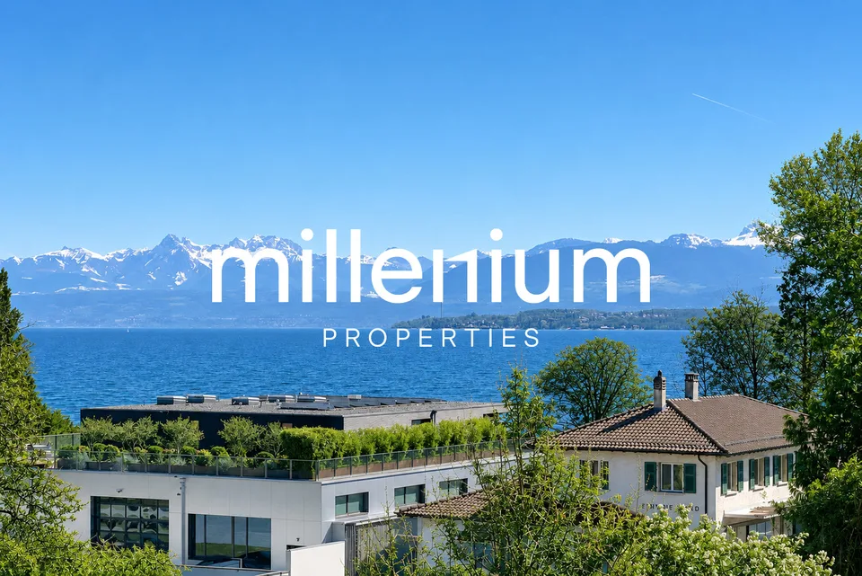 Prachtiges Duplex mit atemberaubendem Blick auf den See in Nyon